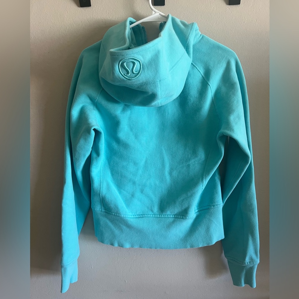 Lululemon scuba zip up hoodie sweatshirt size 8